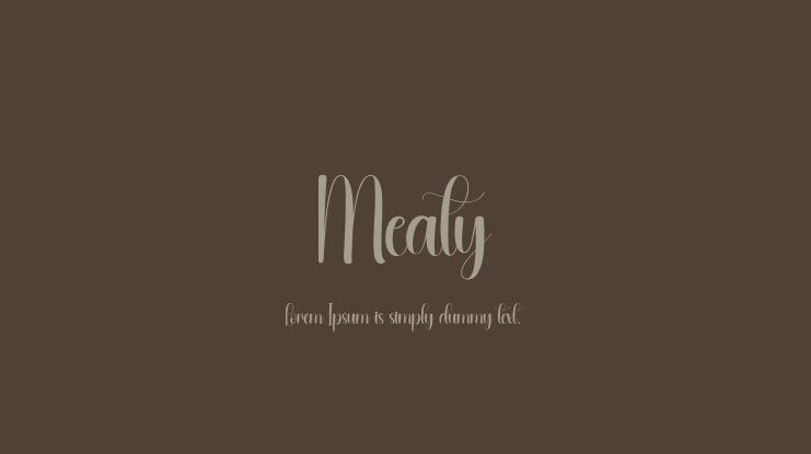 Meaty Font