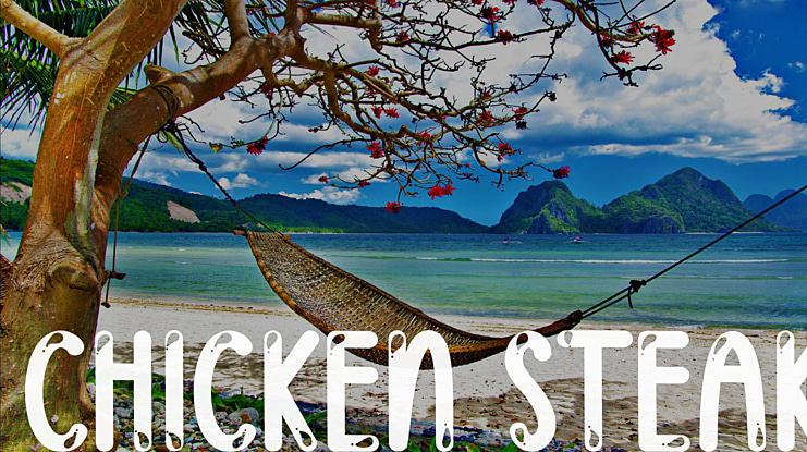 Chicken Steak Font