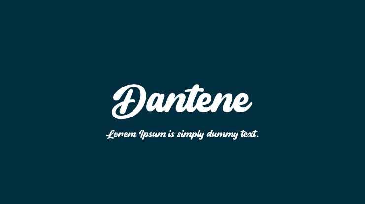 Dantene Font