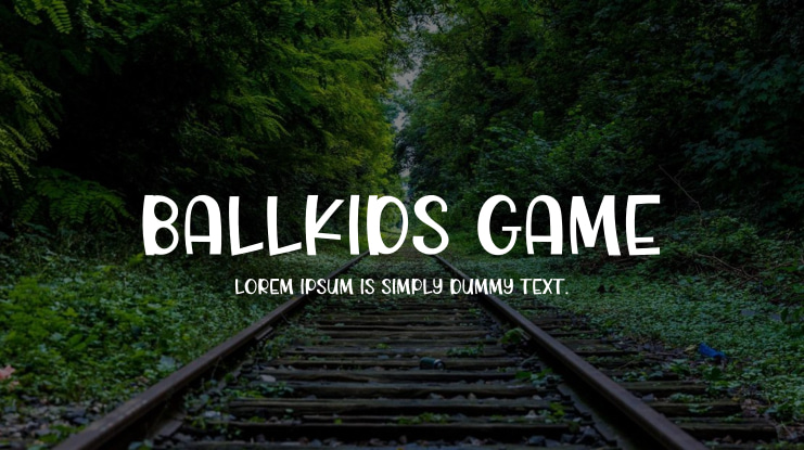 Ballkids Game Font