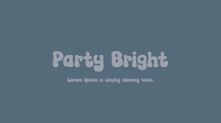 Party Bright Font
