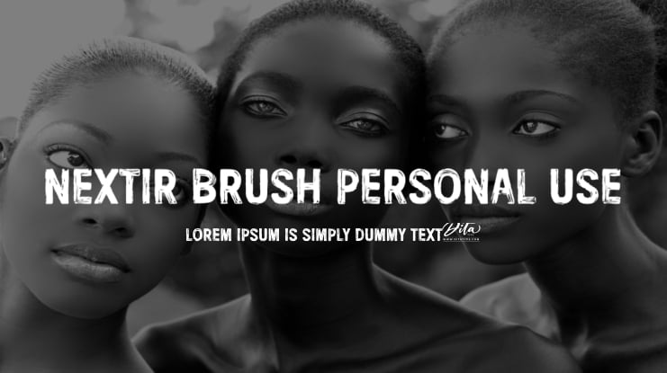 Nextir Brush Personal Use Font