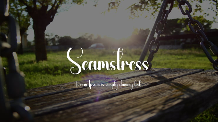 Seamstress Font