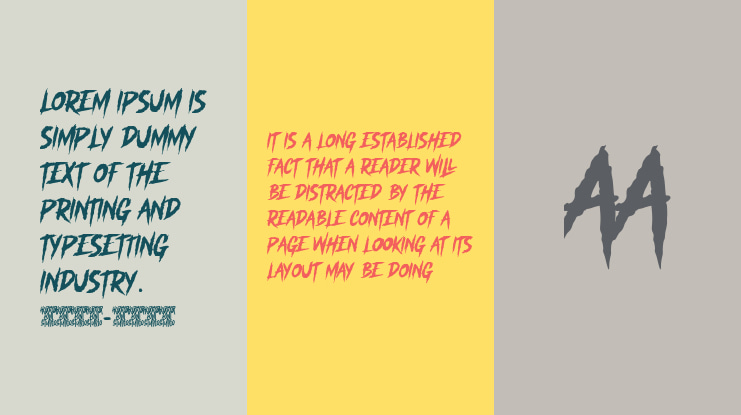 Monster Chiller Font