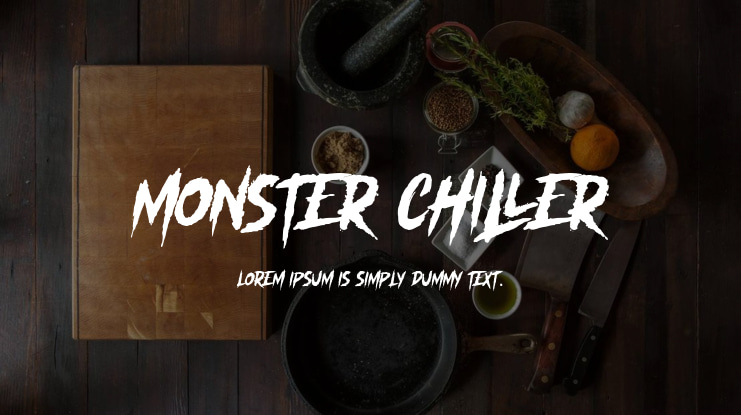 Monster Chiller Font