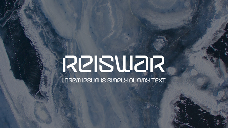Reiswar Font