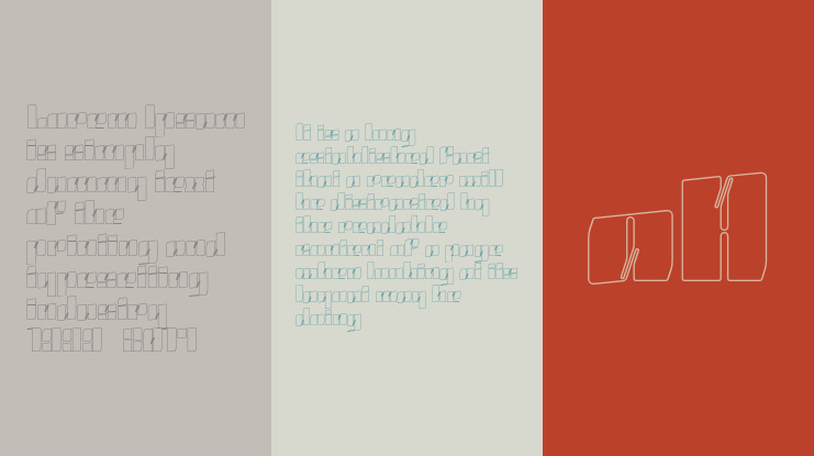 Abominio Outlined Font Family