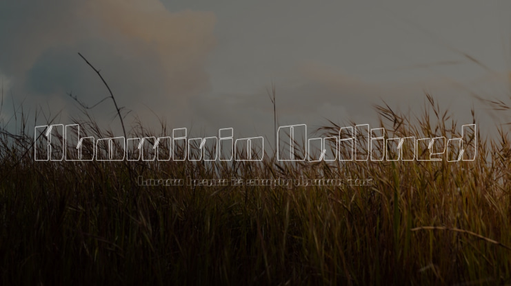 Abominio Outlined Font Family