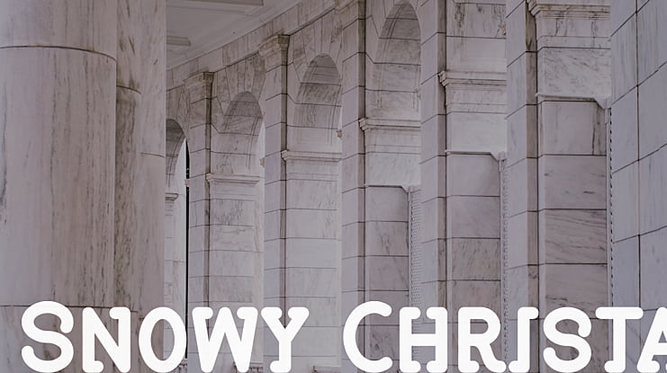 Snowy Christa Font