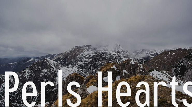 Perls Hearts Font