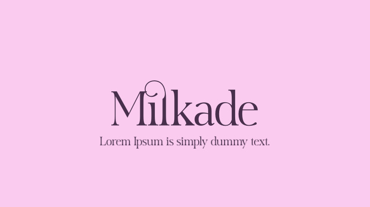 Milkade Font