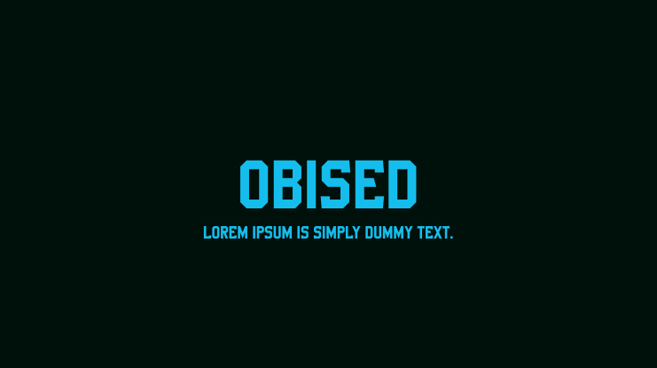 Obised Font