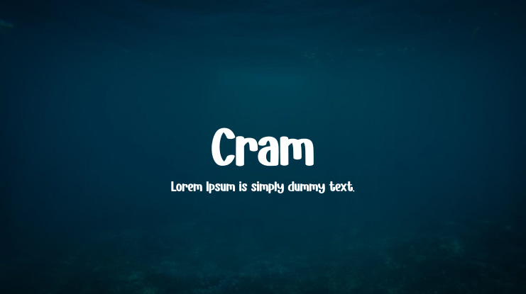 Cram Font