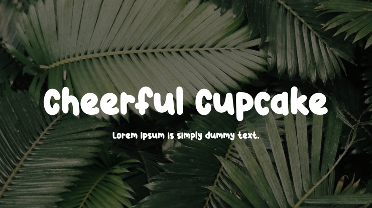 Cheerful Cupcake Font