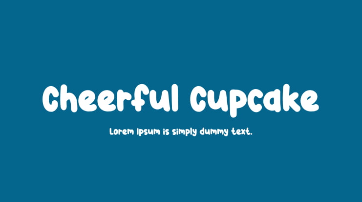 Cheerful Cupcake Font
