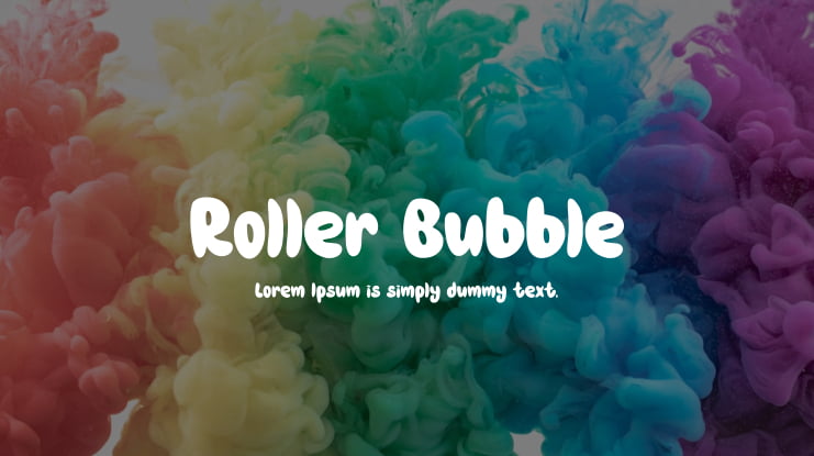 Roller Bubble Font