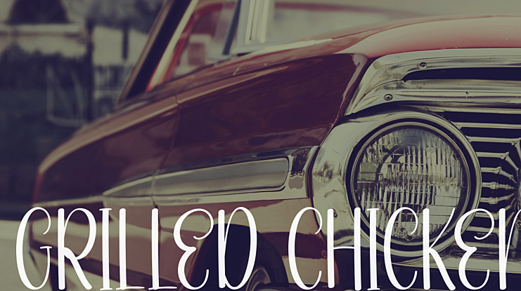 Grilled Chicken Font