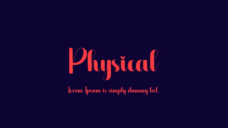 Physical Font