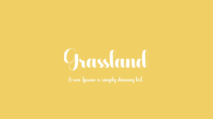 Grassland Font