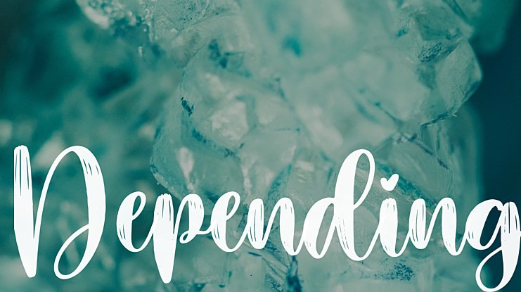 Depending Font