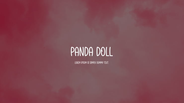Panda Doll Font