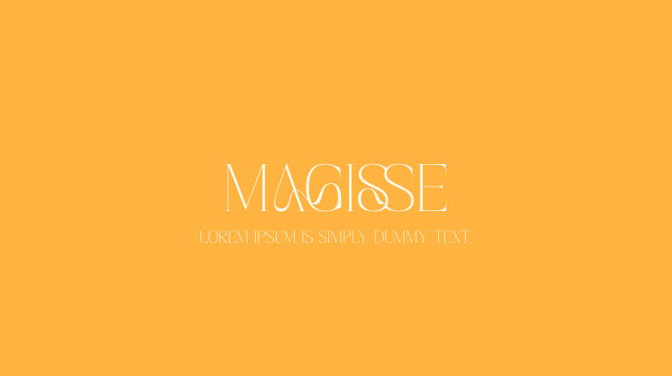 Magisse Font