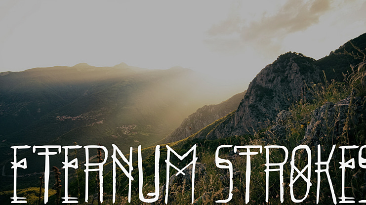 Eternum Strokes Font