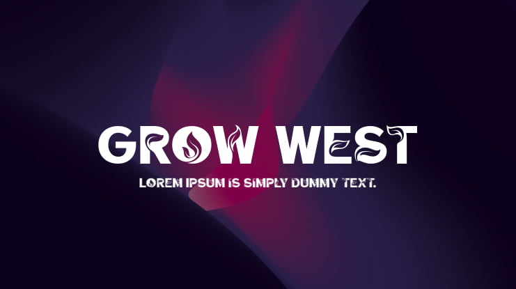 Grow West Font