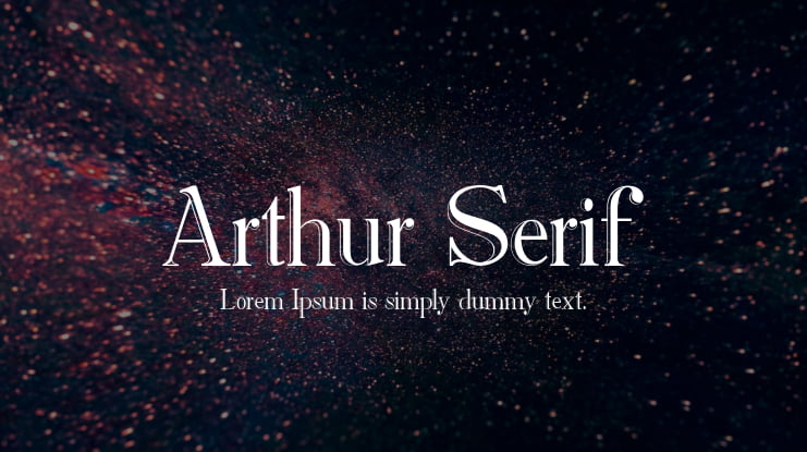 Arthur Serif Font