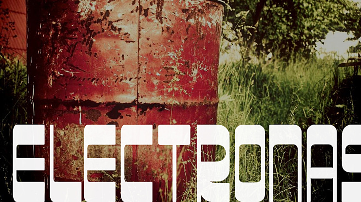 ELECTRONAS Font