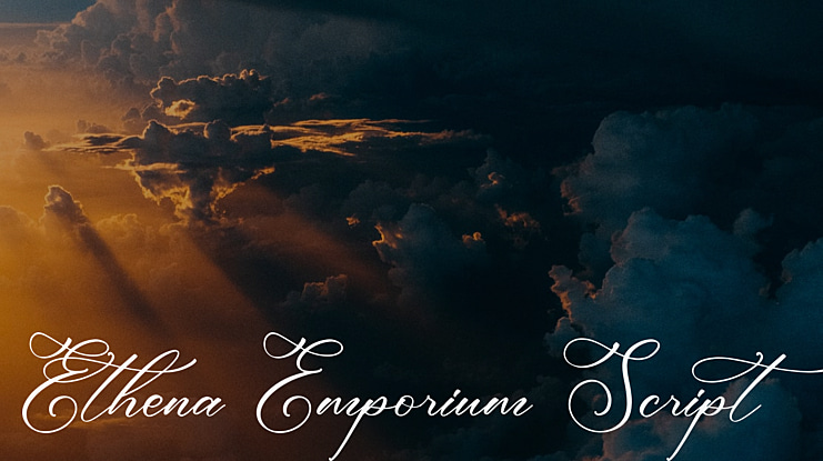 Ethena Emporium Script Font Family