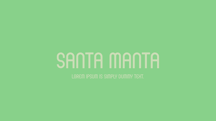 Santa Manta Font