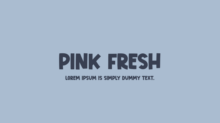 Pink Fresh Font