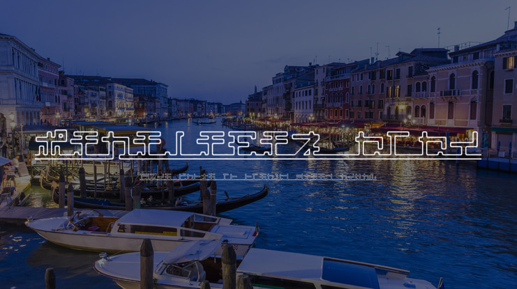 Katakana, pipe Font Family