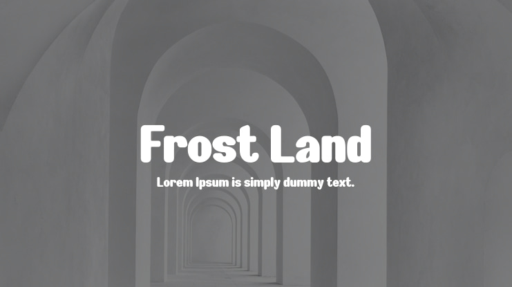 Frost Land Font