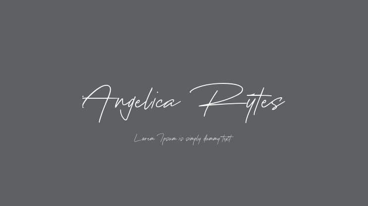 Angelica Rytes Font