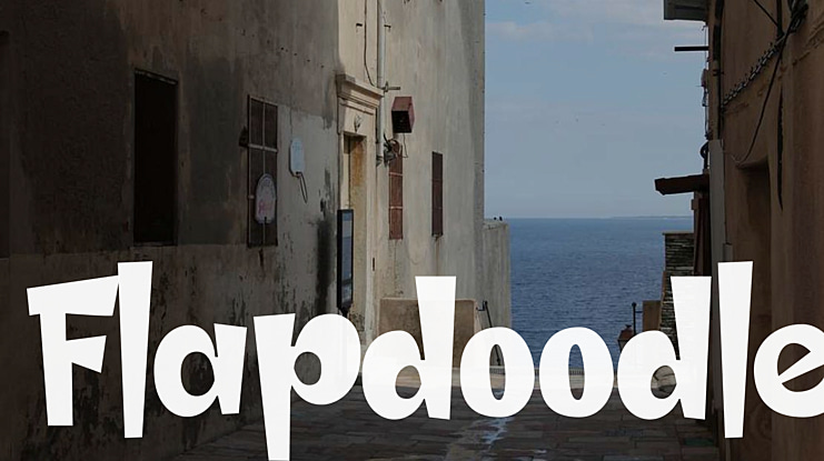 Flapdoodle Font