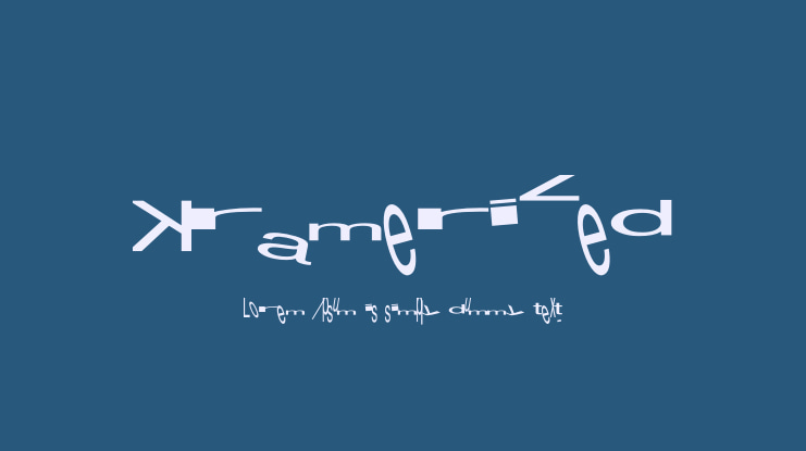 Kramerized Font
