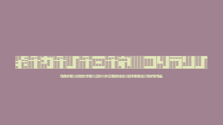 Katakana, block Font Family