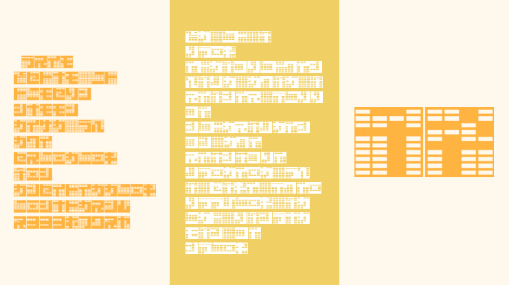 Katakana, block Font Family