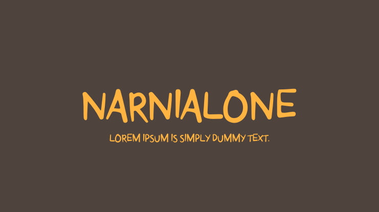 Narnialone Font