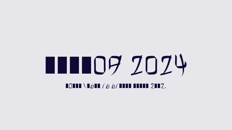 Dragon 2024 Font