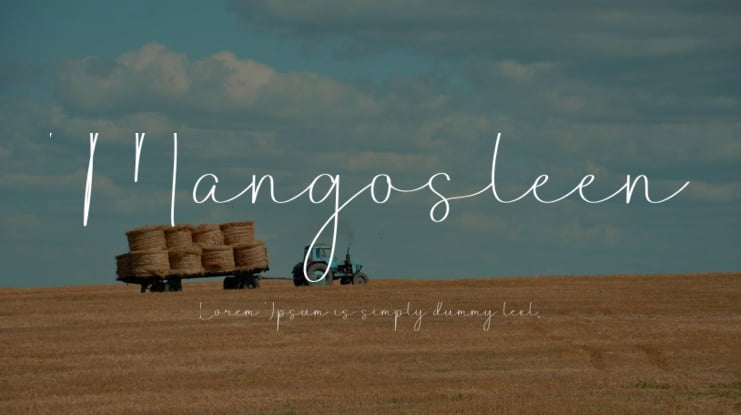 Mangosteen Font