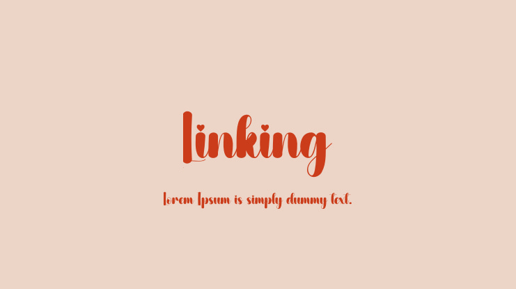 Linking Font