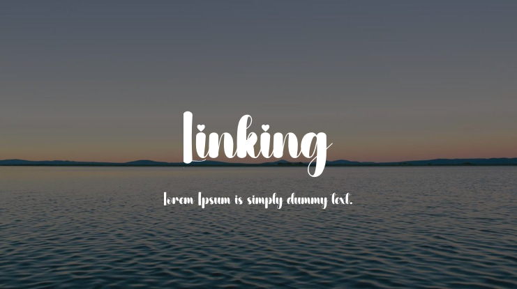 Linking Font