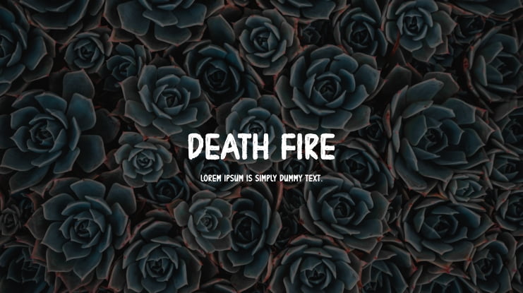 Death Fire Font
