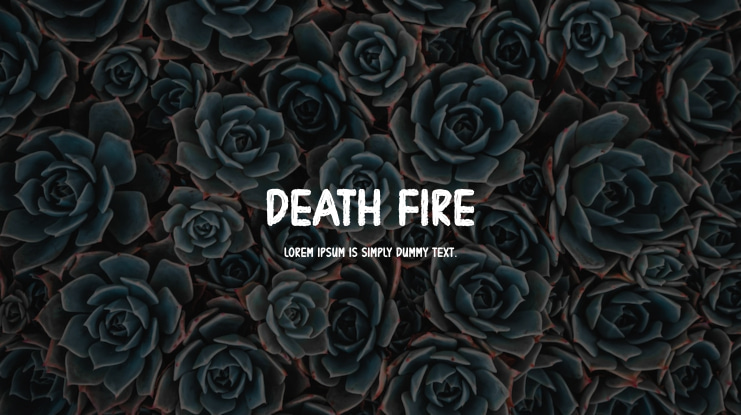 Death Fire Font