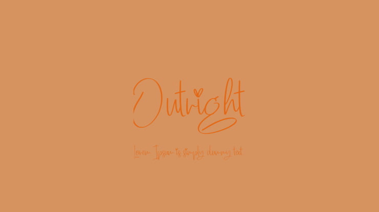 Outright Font
