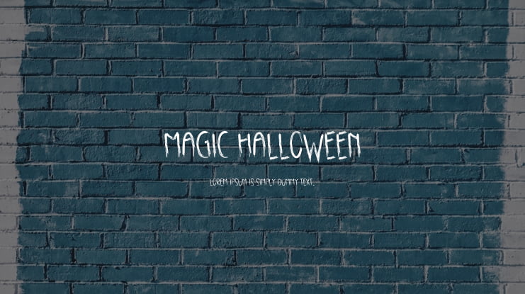Magic Halloween Font