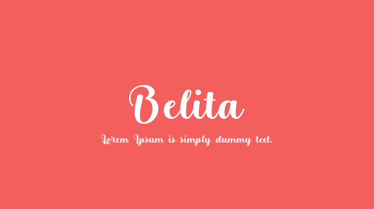 Belita Font